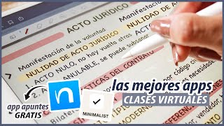 LAS MEJORES APPS PARA ESTUDIANTES  APP para hacer APUNTES DIGITALES GRATIS [upl. by Plotkin]