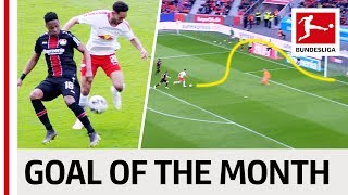 Matheus Cunha  April 2019s Goal of the Month Winner [upl. by Rednasyl]