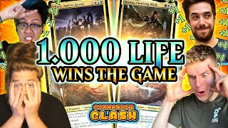 First to 1000 Life Wins  Commander Clash S17 E04 [upl. by Akins]