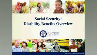 ITU webinar Social Security and Disability Benefits [upl. by Navonod]