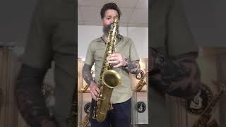 BUESCHER “new aristocrat” tenor sax c 1933 [upl. by Lalat441]