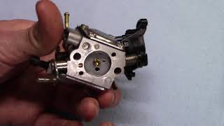 Husqvarna 445 carb cleaning and chain sharpening [upl. by Niraa687]