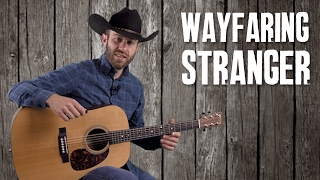 Wayfaring Stranger  Easy Guitar Lesson  How to Play on Guitar in the Style of Johnny Cash [upl. by Nnahgem]