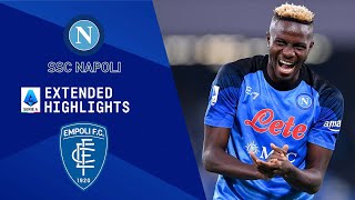 Napoli vs Empoli Extended Highlights  Serie A  CBS Sports Golazo [upl. by Leicam]