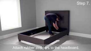 Ottoman Bed Font Lift Assembly Video [upl. by Meunier]