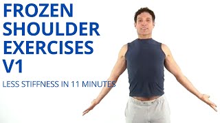 Frozen Shoulder Exercises V1  Adhesive Capsulitis  Calcific Tendonitis  Shoulder Stiffness [upl. by Attennod]