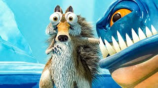 Scrat vs Piranhas Fight Scene  ICE AGE 2 2006 Movie Clip [upl. by Kallman]