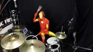 Iron Man  Drum Cover  Black Sabbath  Halloween Cover [upl. by Dranoc907]