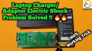 Laptop Charger Repair  Laptop Body Electric shrock Problem Solved  AV Electronics [upl. by Bower]