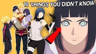 10 Things You Didnt Know About Hinata Hyuga aka Hinata Uzumaki Probably  Boruto amp Naruto [upl. by Biddy119]