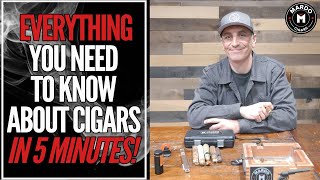 CIGARS 101  Everything You Need to Know About Cigars in 5 Minutes [upl. by Drawoh]