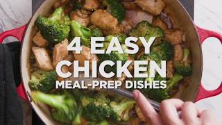 4 Amazing Chicken Meal Prep Dishes to Add to Your Daily Routine [upl. by Atwahs]