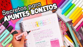 Cómo hacer APUNTES BONITOS y FÁCILES ✄ Craftingeek [upl. by Eivol]