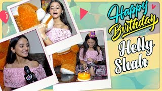 Helly Shah Birthday Celebration  Exclusive Interview  TellyMasala [upl. by Nevyar848]