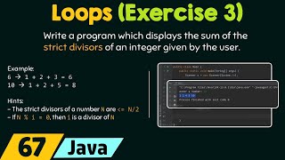 Loops in Java Exercise 3 [upl. by Cleasta]