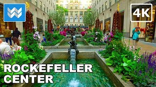 4K Rockefeller Center amp 5th Ave in Midtown Manhattan New York City  Walking Tour amp Travel Guide [upl. by Ulysses]