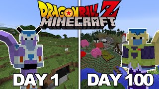 I Played Dragon Ball Z Minecraft For 100 DAYS This is What Happened [upl. by Zeta549]