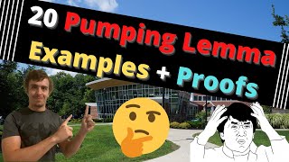 Pumping Lemma for Regular Languages TWENTY Examples and Proof Strategies [upl. by Darahs]