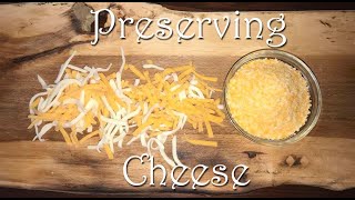 How I Preserve Cheese for the Pantry  Dehydrating Cheese [upl. by Koch]