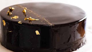 Chocolate Mirror Glaze Cake [upl. by Brace]