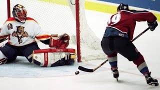 Top 10 Joe Sakic Goals [upl. by Lyrahs]