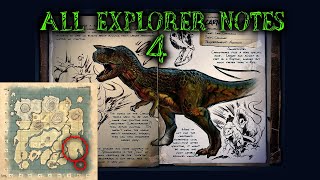 How To Find All Explorer Notes On The Island  Ark Survival Evolved  Part 4 [upl. by Farrel]