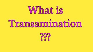 Transamination  Mechanism and examples of transamination [upl. by Erdnaed415]