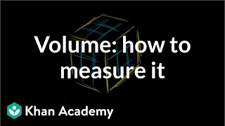 Volume how to measure it  Measurement  PreAlgebra  Khan Academy [upl. by Naiviv]