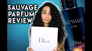 DIOR SAUVAGE PARFUM REVIEW  Dior FragranceCologne Review GIVEAWAY [upl. by Genvieve]