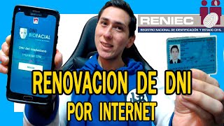 Renovación de DNI por Caducidad vía Internet 2022 📱 desde TU CELULAR  TUTORIAL Paso a Paso 🚀 [upl. by Araik960]