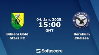 BIBIANI GOLDSTARS FC VS BEREKUM CHELSEA LIVESTREAM [upl. by Nahte]