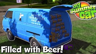 VAN amp BOAT FILLED WITH BEER  My Summer Car 18  My Summer Car Gameplay amp Update [upl. by Niras803]