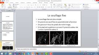 Cours de traitement dimage  Seuillage [upl. by Hajed]