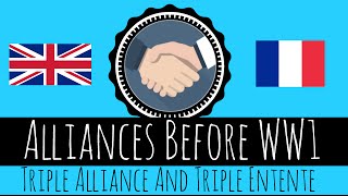 Alliances Before WW1  Triple Alliance And Triple Entente  GCSE History [upl. by Marler]