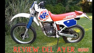 HONDA XR 250 R  REVIEW DEL AYER 80 Y 90 [upl. by Airel]