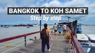 Koh Samet  How To Go From Bangkok  Our Journey Step By Step  Thailand vlog [upl. by Macario]