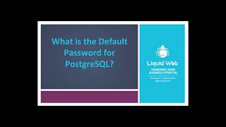 What is the Default Password for PostgreSQL [upl. by Aleemaj]