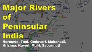 Peninsular Rivers of India  Geography UPSC IAS NDA CDS SSC CGL [upl. by Atok]