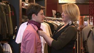 Mens Fashion Tips  How to Tie a Neckerchief [upl. by Brainard660]