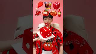 Random Red Color food MUKBANG2🥵🥩 shorts [upl. by Sivar868]