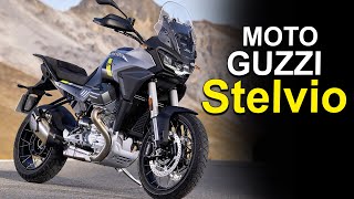 2024 Moto Guzzi Stelvio FiveMinute Overview [upl. by Ailemac]