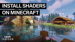 How To Install Shaders On Minecraft PC 2021 [upl. by Nahguav]