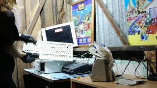 Angry Office Man Destroys Vintage Computer [upl. by Dorraj]