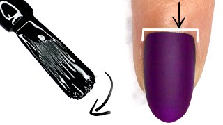 How to Perfectly Paint a Nail’s Cuticle Area [upl. by Sucramed415]