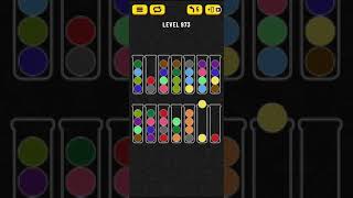 Ball Sort Puzzle  level 973 [upl. by Sherris]