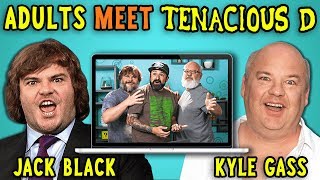 Adults React To And MEET Tenacious D Jack BlackKyle Gass [upl. by Ayikahs]