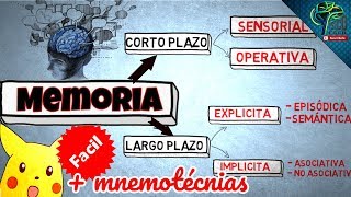 MEMORIA A CORTO PLAZO Y SUS TIPOS  FACIL CON EJEMPLOS [upl. by Steel846]