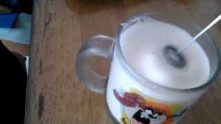 Aerolatte Review Frothing Cold Milk In Under 1 Minute [upl. by Kred]