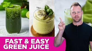 How to Make Green Juice for a Juice Fast [upl. by Aihtnyc]