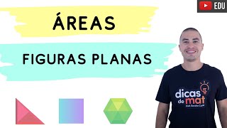 APRENDA COM EXERCÍCIOS  ÁREAS DE FIGURAS PLANAS [upl. by Dahraf]